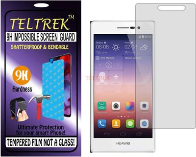 TELTREK Tempered Glass Guard for HUAWEI ASCEND P7 DUAL SIM (Flexible Shatterproof)(Pack of 1)