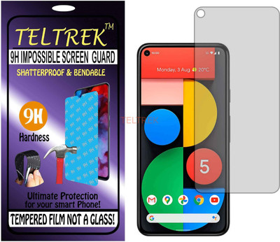TELTREK Tempered Glass Guard for GOOGLE PIXEL 5 (Flexible Shatterproof)(Pack of 1)