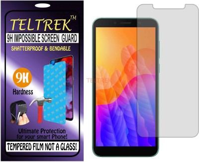 TELTREK Tempered Glass Guard for HUAWEI HONOR Y5P (Flexible Shatterproof)(Pack of 1)