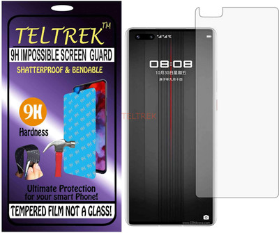 TELTREK Tempered Glass Guard for HUAWEI MATE 40 RS PORSCHE DESIGN (Flexible Shatterproof)(Pack of 1)