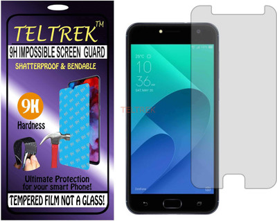 TELTREK Tempered Glass Guard for ASUS ZENFONE 4 SELFIE LITE (Flexible Shatterproof)(Pack of 1)
