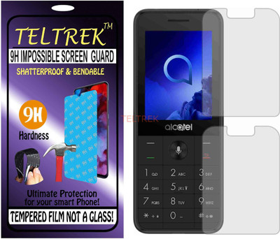 TELTREK Tempered Glass Guard for ALCATEL 3088 (Flexible Shatterproof)(Pack of 1)