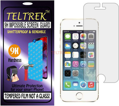 TELTREK Tempered Glass Guard for APPLE IPHONE5C (Flexible Shatterproof)(Pack of 1)