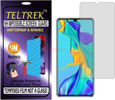 TELTREK Tempered Glass Guard for HUAWEI P30 (Flexible Shatterproof)(Pack of 1)