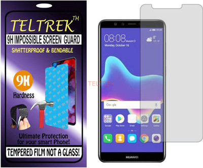 TELTREK Tempered Glass Guard for HUAWEI HONOR Y9 2018 (Flexible Shatterproof)(Pack of 1)