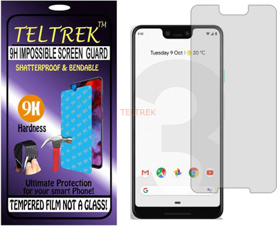TELTREK Tempered Glass Guard for GOOGLE PIXEL 3 XL (Flexible Shatterproof)(Pack of 1)
