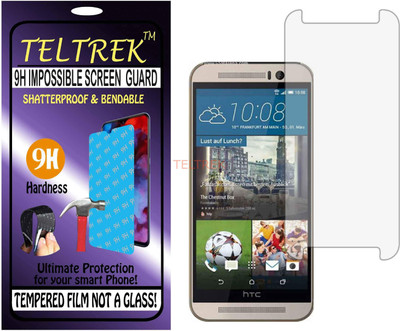 TELTREK Tempered Glass Guard for HTC ONE M9 (Flexible Shatterproof)(Pack of 1)