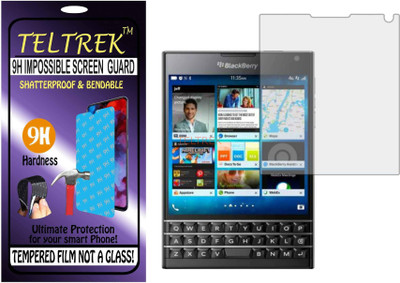 TELTREK Tempered Glass Guard for BLACKBERRY PASSPORT (Flexible Shatterproof)(Pack of 1)