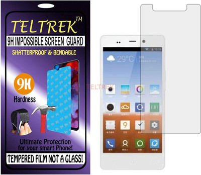 TELTREK Tempered Glass Guard for GIONEE P6 (Flexible Shatterproof)(Pack of 1)