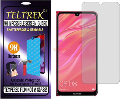 TELTREK Tempered Glass Guard for HUAWEI Y7 2019 (Flexible Shatterproof)(Pack of 1)