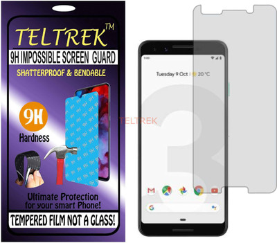TELTREK Tempered Glass Guard for GOOGLE PIXEL 3 (Flexible Shatterproof)(Pack of 1)