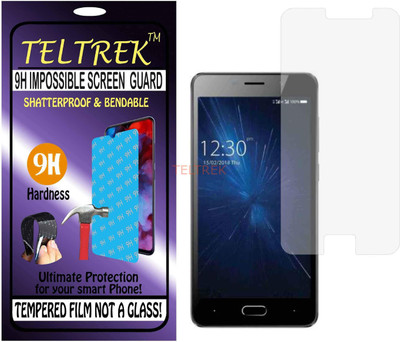 TELTREK Tempered Glass Guard for COMIO C1 PRO (Flexible Shatterproof)(Pack of 1)