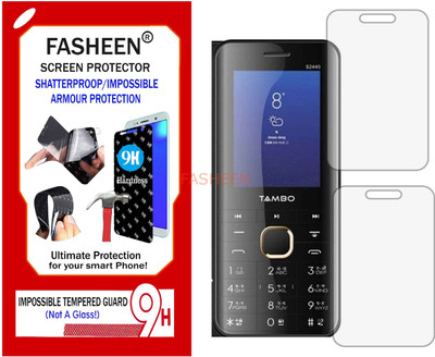 Fasheen Tempered Glass Guard for TAMBO S2440 (Flexible Shatterproof)(Pack of 1)