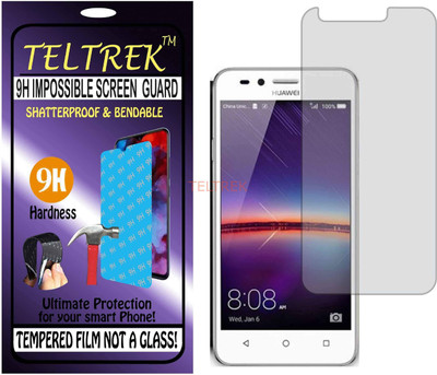 TELTREK Tempered Glass Guard for HUAWEI HONOR Y3 2 (Flexible Shatterproof)(Pack of 1)