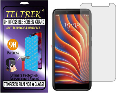TELTREK Tempered Glass Guard for HTC WILDFIRE E1 LITE (Flexible Shatterproof)(Pack of 1)