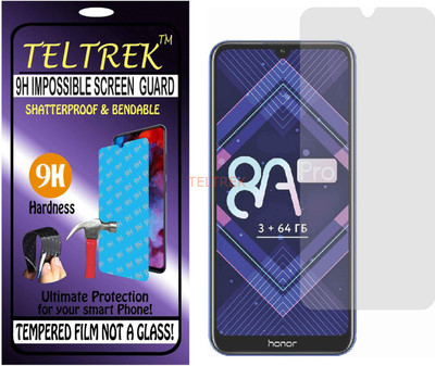 TELTREK Tempered Glass Guard for HONOR 8A PRIME (Flexible Shatterproof)(Pack of 1)