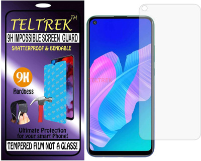 TELTREK Tempered Glass Guard for HONOR P40 LITE E (Flexible Shatterproof)(Pack of 1)