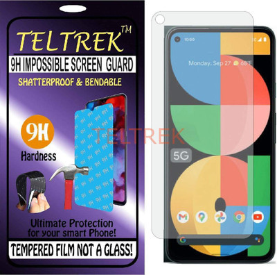 TELTREK Tempered Glass Guard for PIXEL 5A 5G (Flexible Shatterproof)(Pack of 1)
