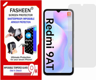 Fasheen Tempered Glass Guard for XIAOMI REDMI 9A SPORT (Flexible Shatterproof)(Pack of 1)