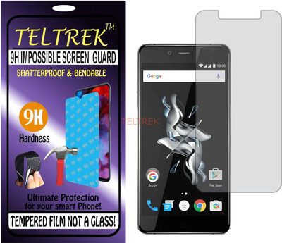 TELTREK Tempered Glass Guard for ONEPLUS X (Flexible Shatterproof)(Pack of 1)