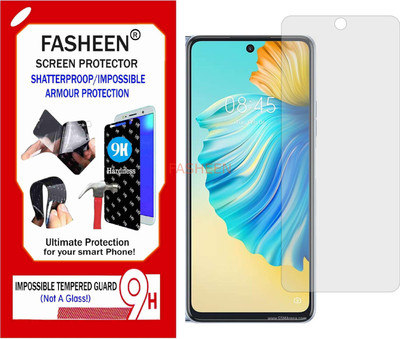 Fasheen Tempered Glass Guard for TECNO CAMON 17 PRO (Flexible Shatterproof)(Pack of 1)