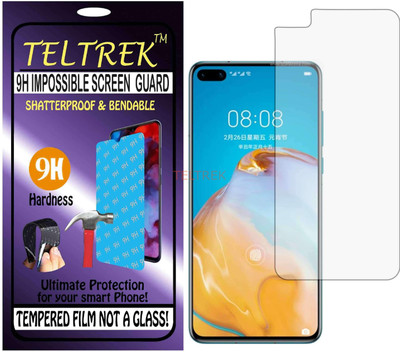 TELTREK Tempered Glass Guard for HUAWEI HONOR P40 4G (Flexible Shatterproof)(Pack of 1)