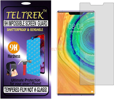 TELTREK Tempered Glass Guard for HUAWEI MATE 30 PRO (Flexible Shatterproof)(Pack of 1)