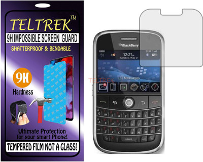 TELTREK Tempered Glass Guard for BLACKBERRY BOLD 9000 (Flexible Shatterproof)(Pack of 1)