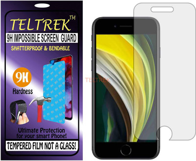 TELTREK Tempered Glass Guard for APPLE IPHONE SE 2020 (Flexible Shatterproof)(Pack of 1)
