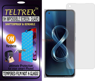 TELTREK Tempered Glass Guard for ASUS ZENFONE 8 ZS590KS (Flexible Shatterproof)(Pack of 1)