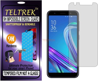 TELTREK Tempered Glass Guard for ASUS ZENFONE MAX M1 ZB555KL (Flexible Shatterproof)(Pack of 1)