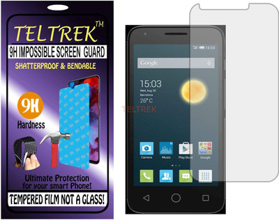 TELTREK Tempered Glass Guard for ALCATEL PIXI 3 (4) (Flexible Shatterproof)(Pack of 1)