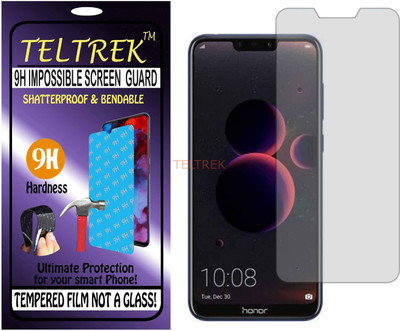 TELTREK Tempered Glass Guard for HUAWEI HONOR 8C (Flexible Shatterproof)(Pack of 1)