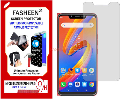 Fasheen Tempered Glass Guard for TECNO SPARK 3 1GB (Flexible Shatterproof)(Pack of 1)