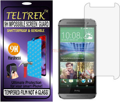 TELTREK Tempered Glass Guard for HTC ONE M8 16GB (Flexible Shatterproof)(Pack of 1)