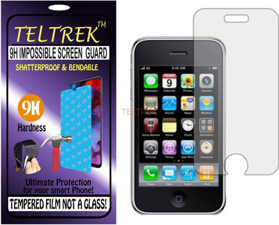 TELTREK Tempered Glass Guard for APPLE IPHONE 3G 3 (Flexible Shatterproof)(Pack of 1)