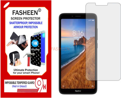 Fasheen Tempered Glass Guard for XIAOMI REDMI 7A (Flexible Shatterproof)(Pack of 1)