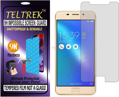 TELTREK Tempered Glass Guard for ASUS ZENFONE 3S MAX (Flexible Shatterproof)(Pack of 1)