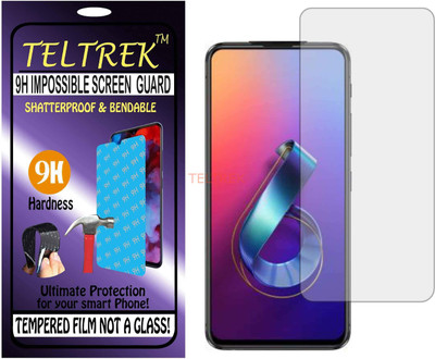 TELTREK Tempered Glass Guard for ASUS 6Z (Flexible Shatterproof)(Pack of 1)