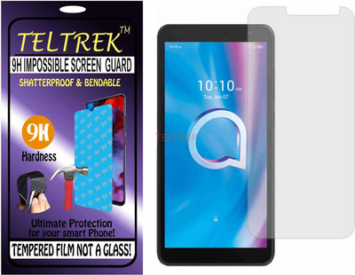 TELTREK Tempered Glass Guard for ALCATEL 1B (2020) (Flexible Shatterproof)(Pack of 1)