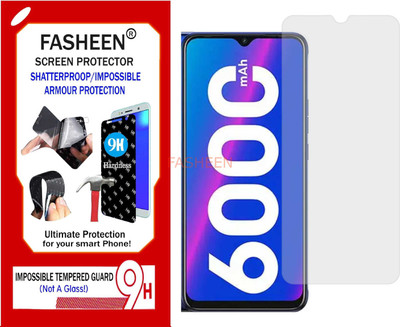 Fasheen Tempered Glass Guard for TECNO SPARK 7 (KF6J) (Flexible Shatterproof)(Pack of 1)