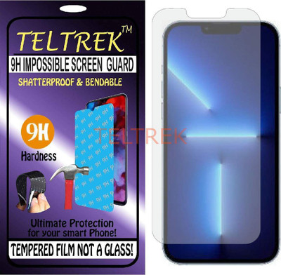 TELTREK Tempered Glass Guard for APPLE I PHONE 13 (Flexible Shatterproof)(Pack of 1)