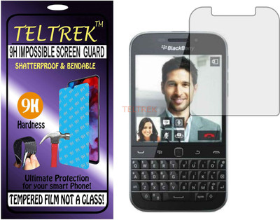 TELTREK Tempered Glass Guard for BLACKBERRY Q20 (Flexible Shatterproof)(Pack of 1)