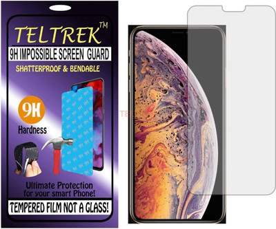 TELTREK Tempered Glass Guard for IPHONE XS PLUS (Flexible Shatterproof)(Pack of 1)