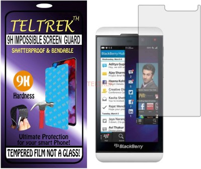 TELTREK Tempered Glass Guard for BLACKBERRY Z10 (Flexible Shatterproof)(Pack of 1)