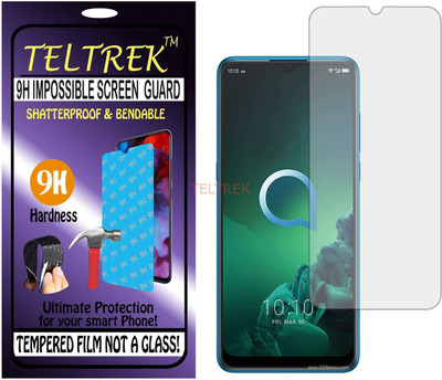 TELTREK Tempered Glass Guard for ALCATEL 3X 2019 (Flexible Shatterproof)(Pack of 1)