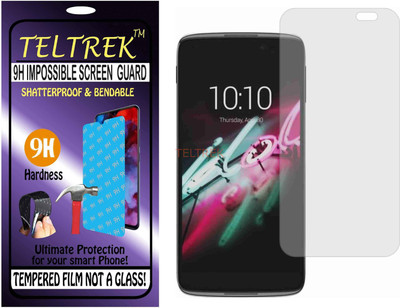 TELTREK Tempered Glass Guard for ALCATEL IDOL 3C (Flexible Shatterproof)(Pack of 1)