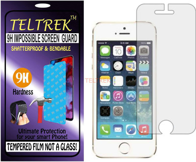 TELTREK Tempered Glass Guard for APPLE IPHONE 5C (Flexible Shatterproof)(Pack of 1)
