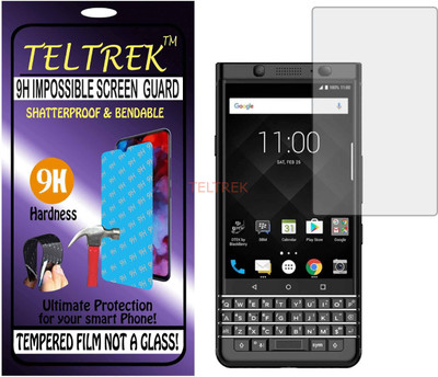 TELTREK Tempered Glass Guard for BLACKBERRY KEY ONE (Flexible Shatterproof)(Pack of 1)