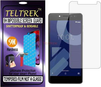 TELTREK Tempered Glass Guard for TENOR G BEYOND BLACK 3GB (Flexible Shatterproof)(Pack of 1)